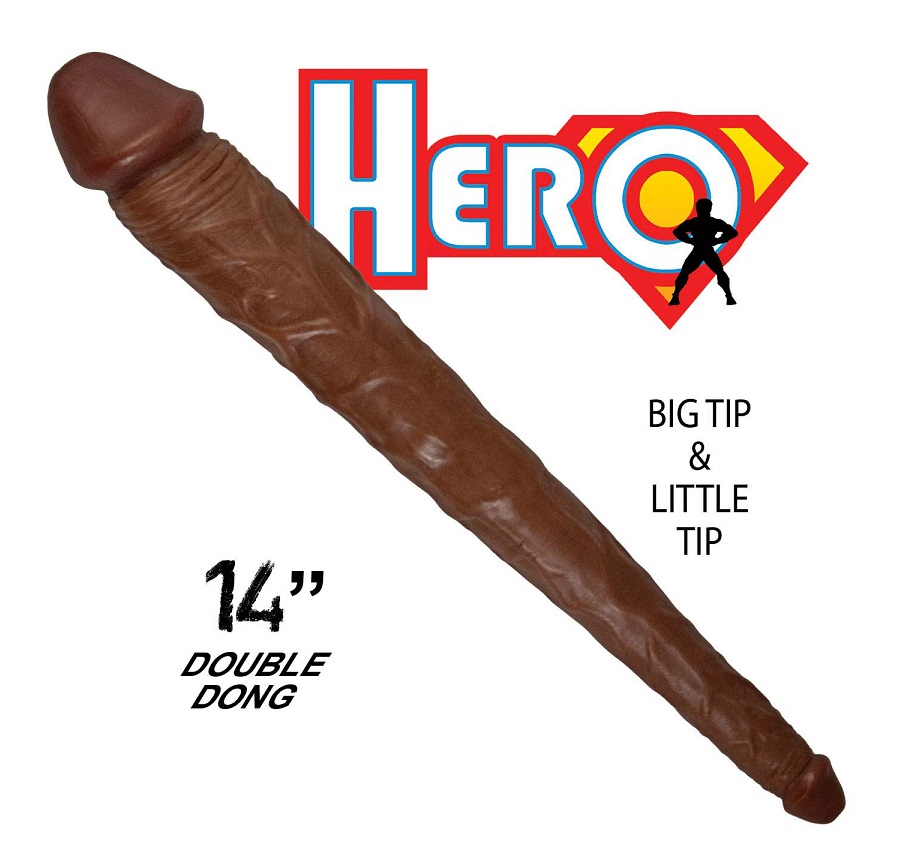 Nasstoys Hero 14 Đôi Đầu Dài 36cm Mềm Thực Tế Thỏa Mãn