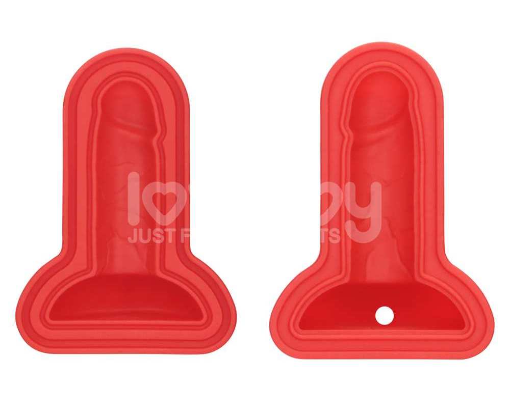 Lovetoy Khuôn Đá Mini Dildo Đỏ Vui Nhộn