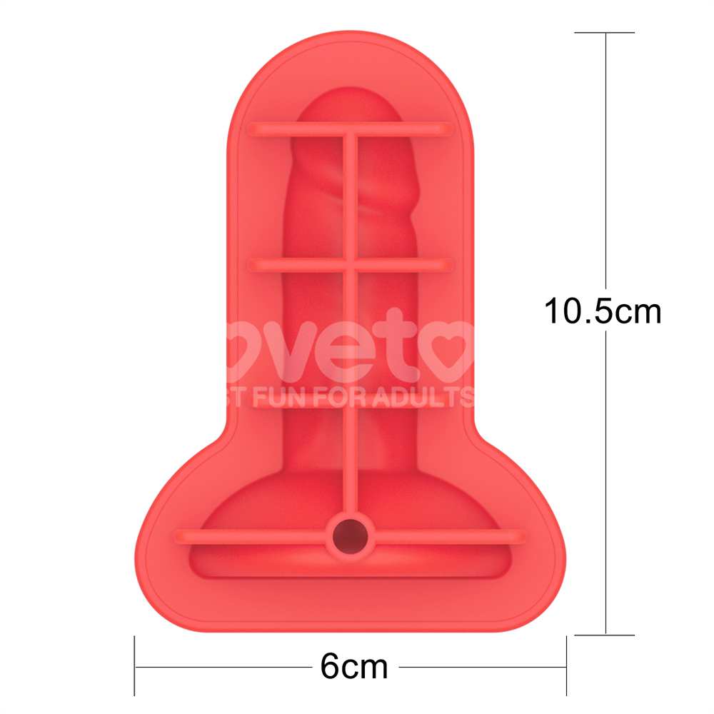 Lovetoy Khuôn Đá Mini Dildo Đỏ Vui Nhộn