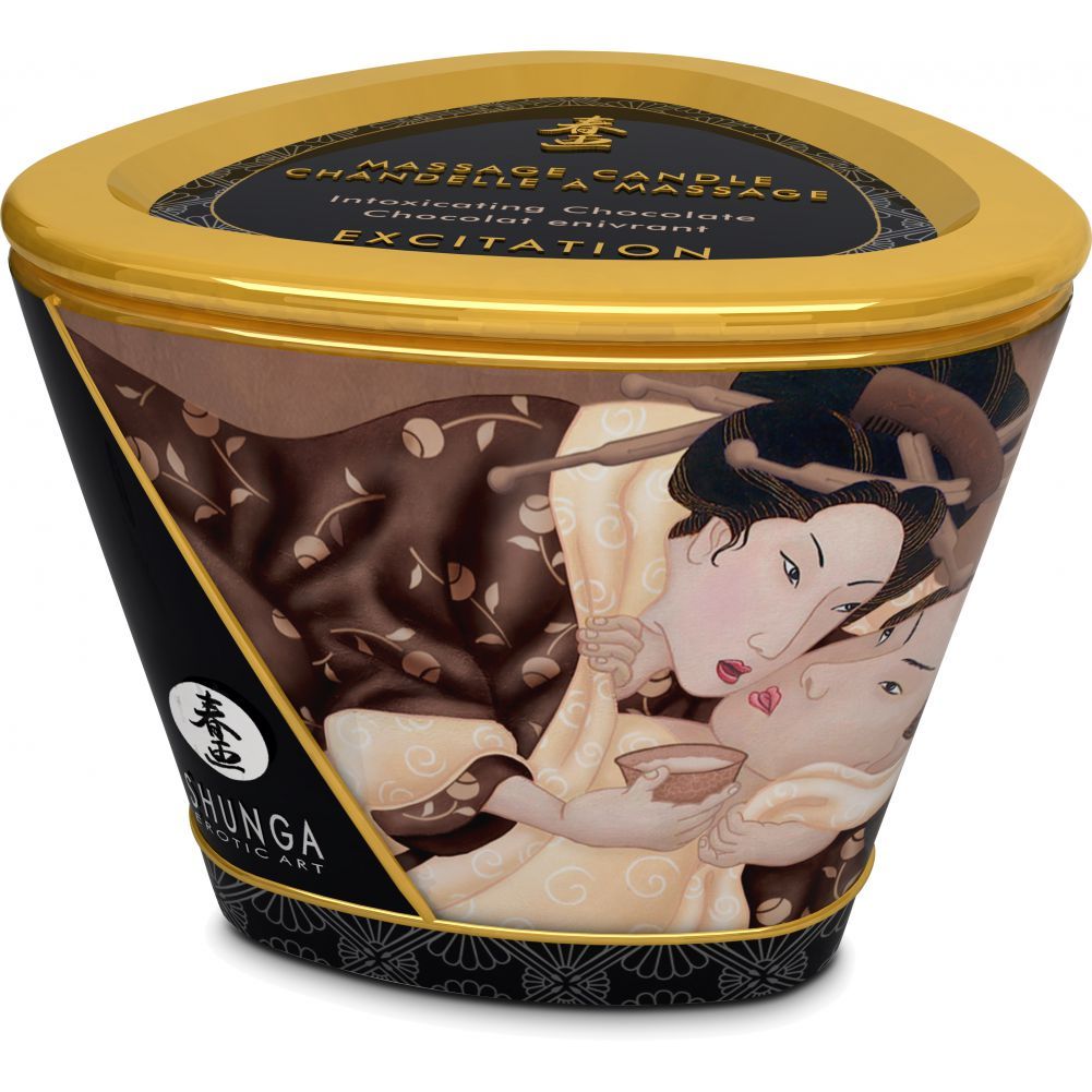 Shunga Nến Sô Cô La 170ml Massage Tan Chảy