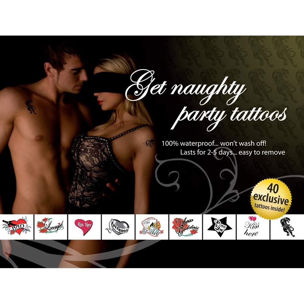 Bộ kit xăm tạm thời tattoo party nghịch ngợm