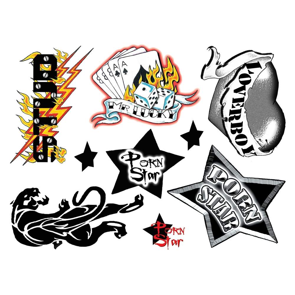 Bộ kit xăm tạm thời tattoo party nghịch ngợm