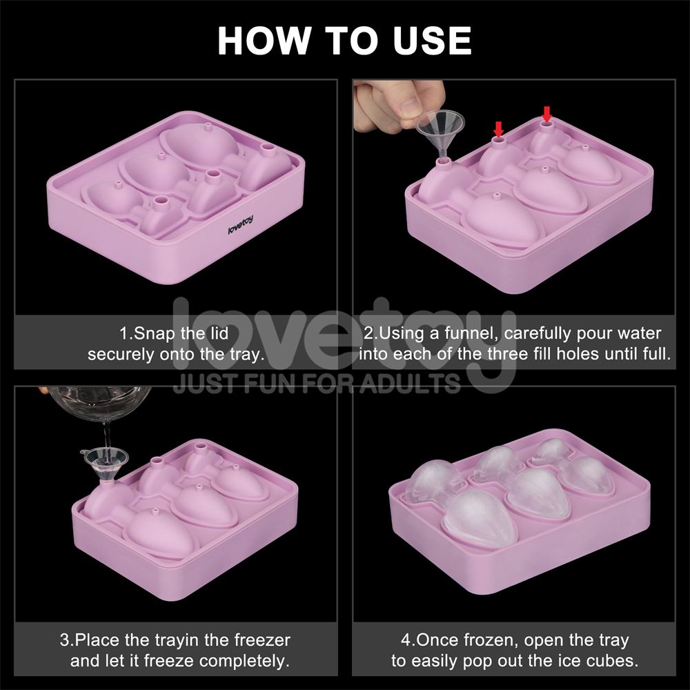 Lovetoy Khuôn Đúc Butt Plug Hồng 14cm