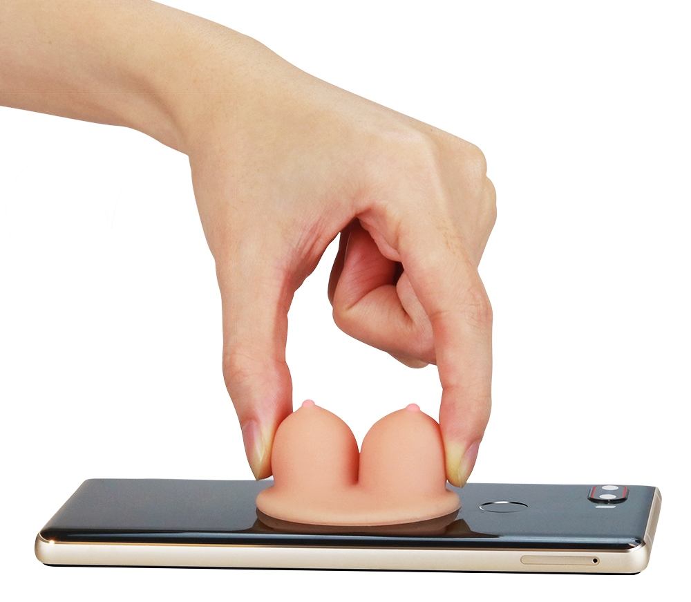 Lovetoy Boobie giá đỡ phone silicone boob đa năng tiện ích
