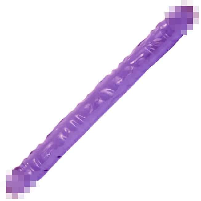 Falloimitator Đôi Doc Johnson 44.5cm tím khoái cảm đôi 