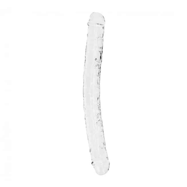 Dương vật đôi Shots Realrock 34cm TPE trong suốt linh hoạt 