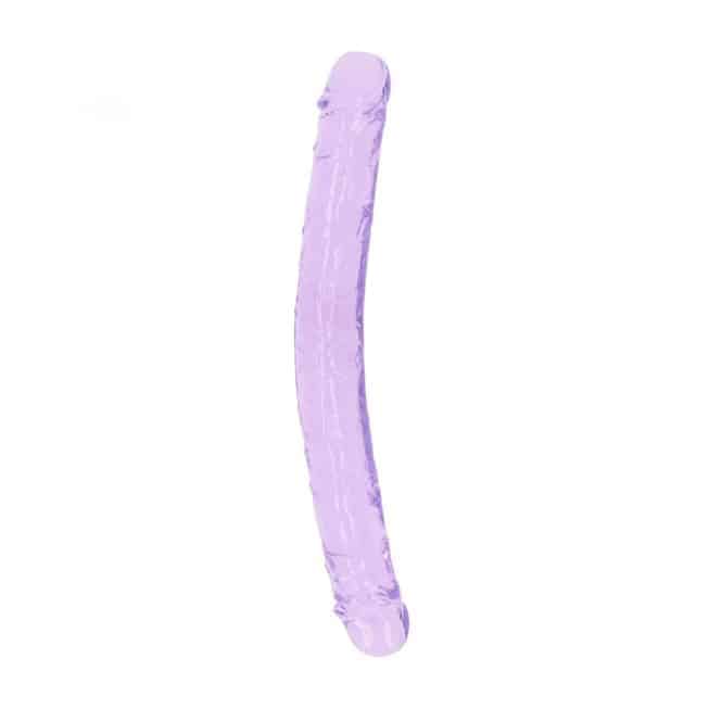 Shots Realrock Double Dildo 34cm Tím Chia Sẻ Nóng 