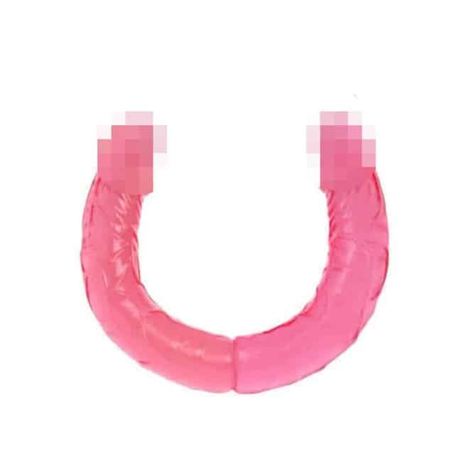 Baile Double Dong 36cm Hồng Uốn Lưỡi Siêu Dài 
