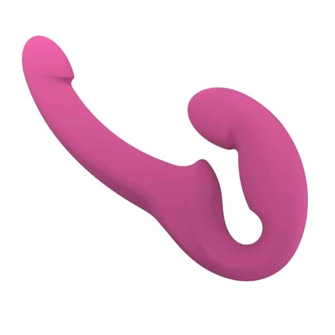 Fun Factory Share Lite strapless strap on hai đầu silicone 