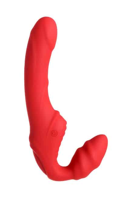 Toyfa Strapon Không Dây Đen Đỏ Rung 35cm Mạnh Mẽ 