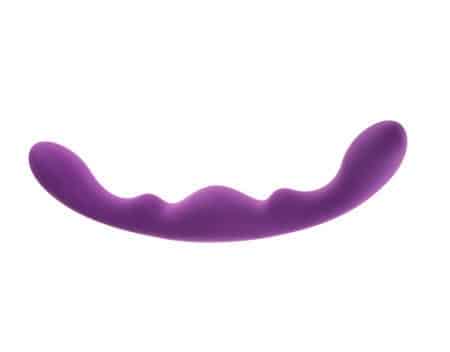 Strapon Luna Siêu Mềm Tím 27cm Không Dây Đeo 