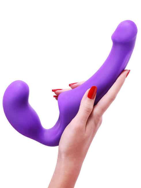 Strapon không dây Fun Factory Share tím silicon 24cm 