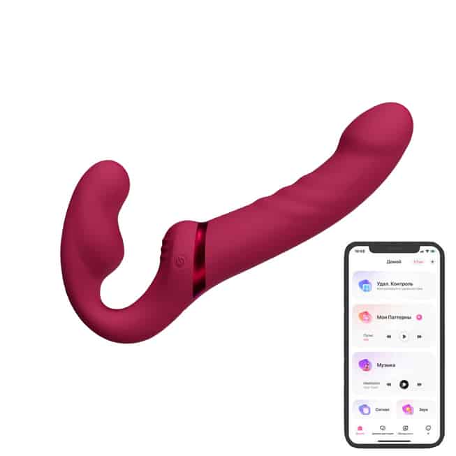 Lovense Lapis Strapon Rung App Không Dây 23cm 