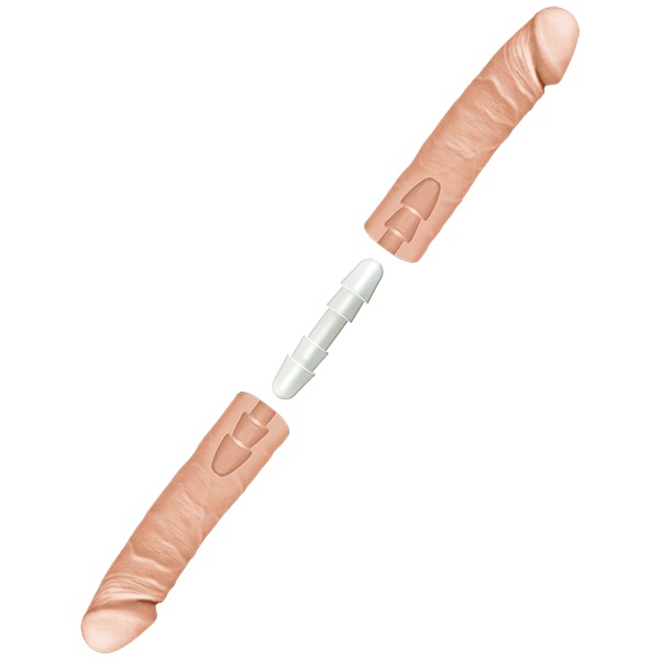 Double Dildo Doc Johnson 40cm Đôi Mềm Mại 