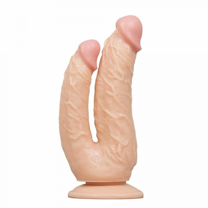 Double penetration dildo anal PVC 22cm đôi 