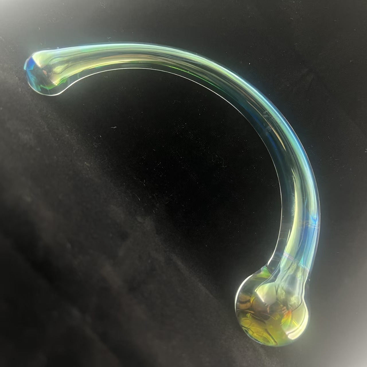 Dildo Thủy Tinh Đa Màu Không Mùi Dễ Sạch An Toàn