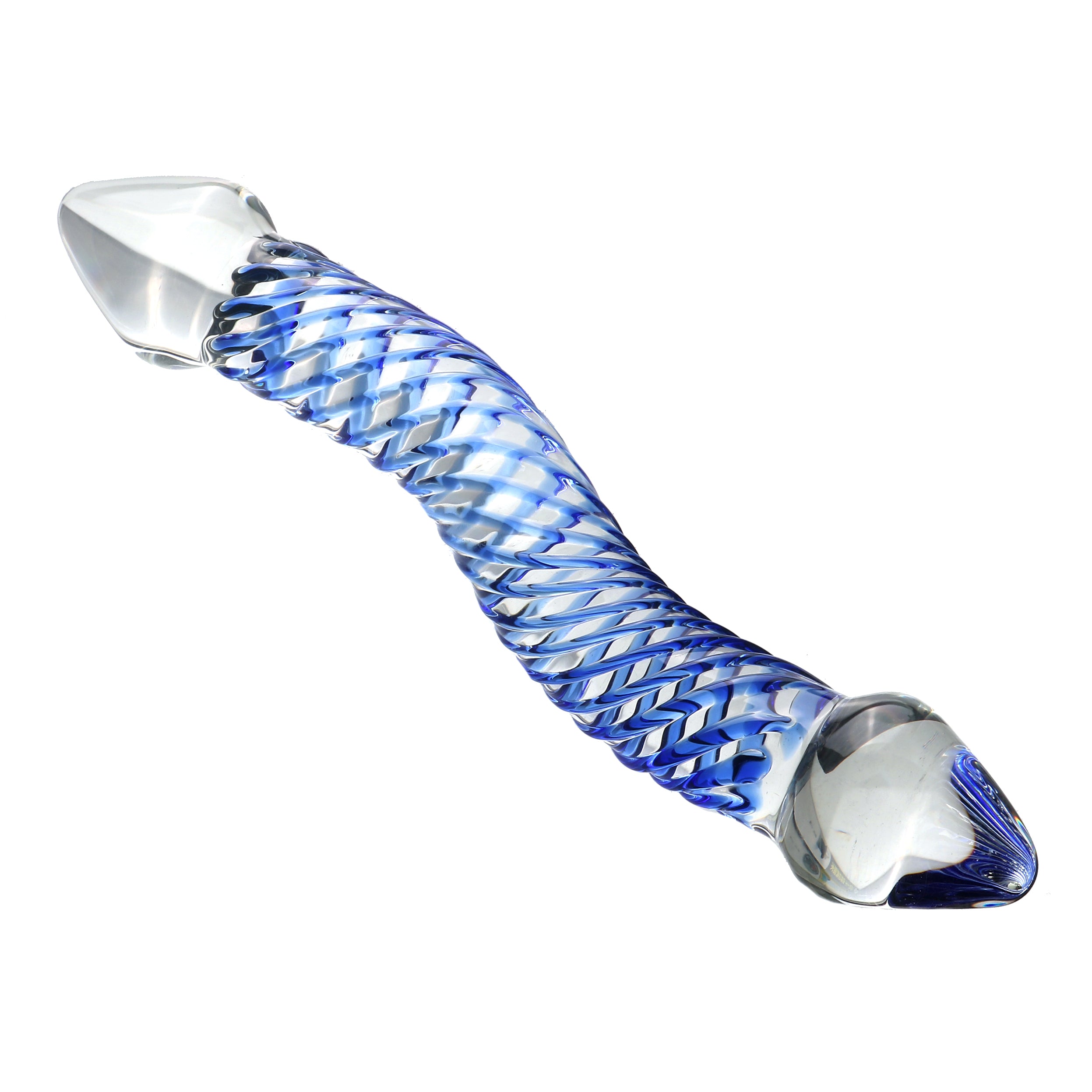 Purple Rain Glass Dildo 18cm Kép Tím Đẹp