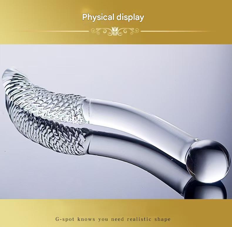 Glass Dildo Threaded Đôi 27cm – Mịn Màng Đột Phá!