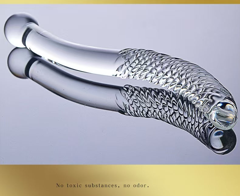 Glass Dildo Threaded Đôi 27cm – Mịn Màng Đột Phá!