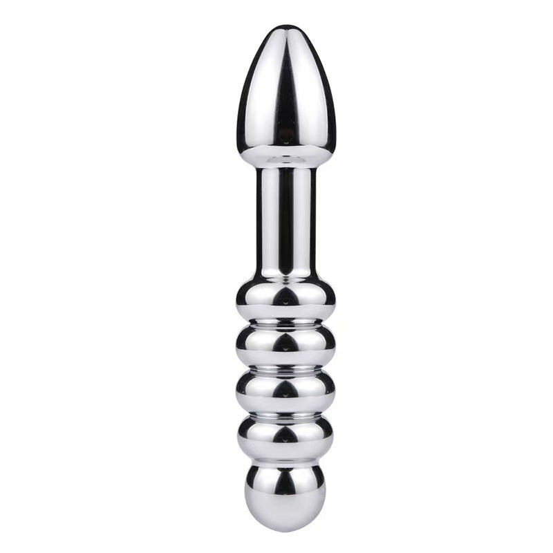 Dildo Kim Loại Đôi Nhẵn 18cm Đa Năng Dễ Làm Sạch