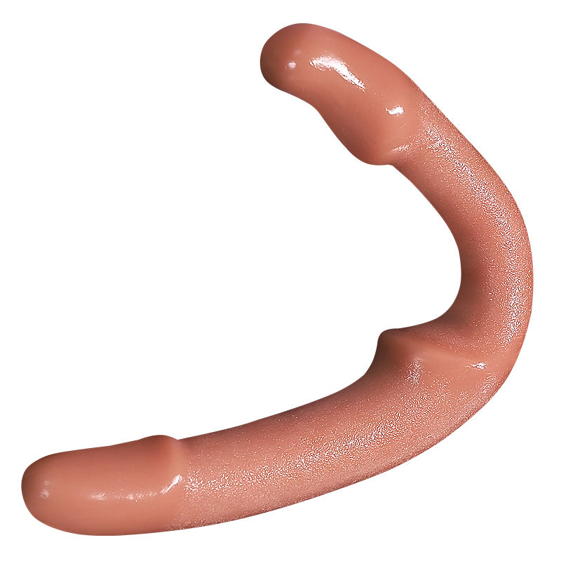 Flesh Keel Dildo Uốn Cong Không Dây 33cm Thực Tế 