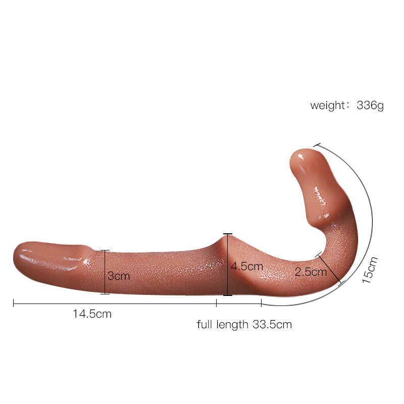 Flesh Keel Dildo Cong 33cm Không Dây