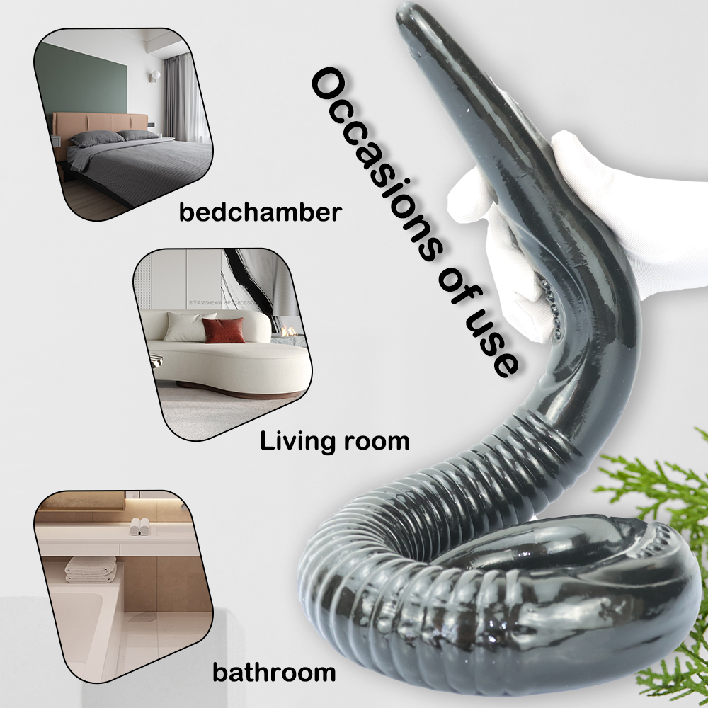 Moray 76cm đôi xám khổng lồ dildo điên cuồng