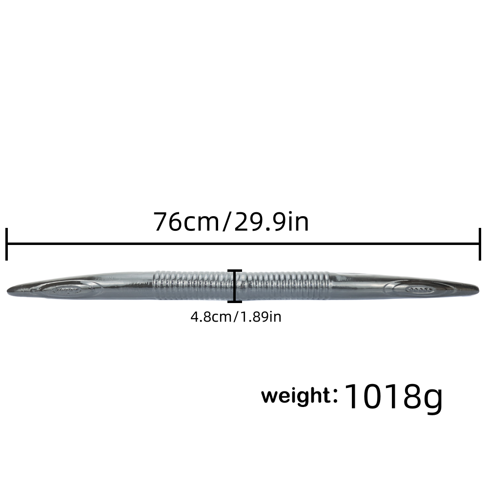 Moray 76cm đôi xám khổng lồ dildo điên cuồng