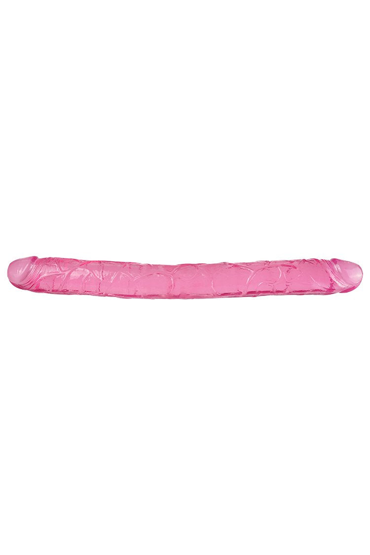 Địt Đôi 14 Inch Jelly TPE Uốn Cong Dẻo Dai Thật Lực 