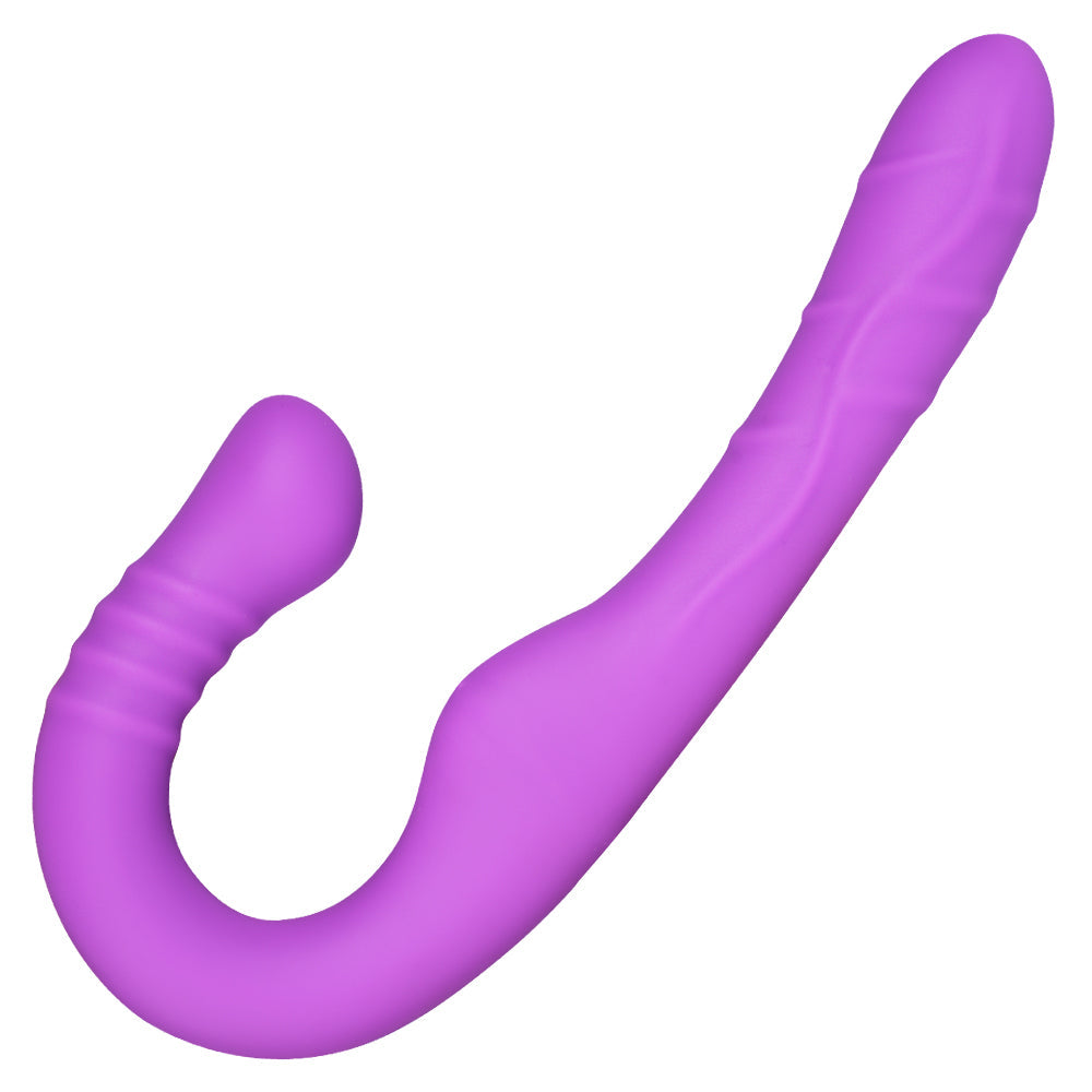 Hook Double Strapless Dildo Đầu Đôi Tự Do Di Chuyển 
