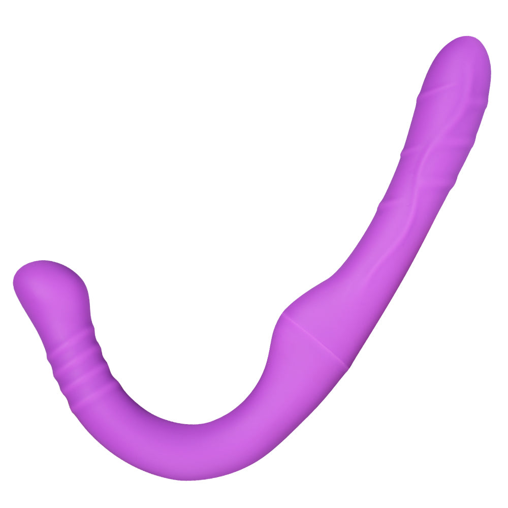 Hook Strapless Double Dildo Cong, Tự Do Di Chuyển Đôi Nứng