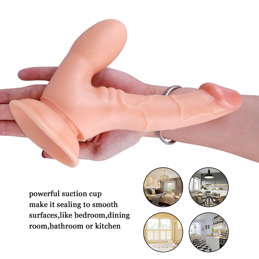 Double Penis Dildo G-Spot Linh Hoạt Đa Khoái Cực Sướng