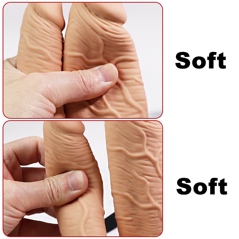 Hollow Strap On Dildo Rung Đâm Đôi Sâu Đỉnh Cao