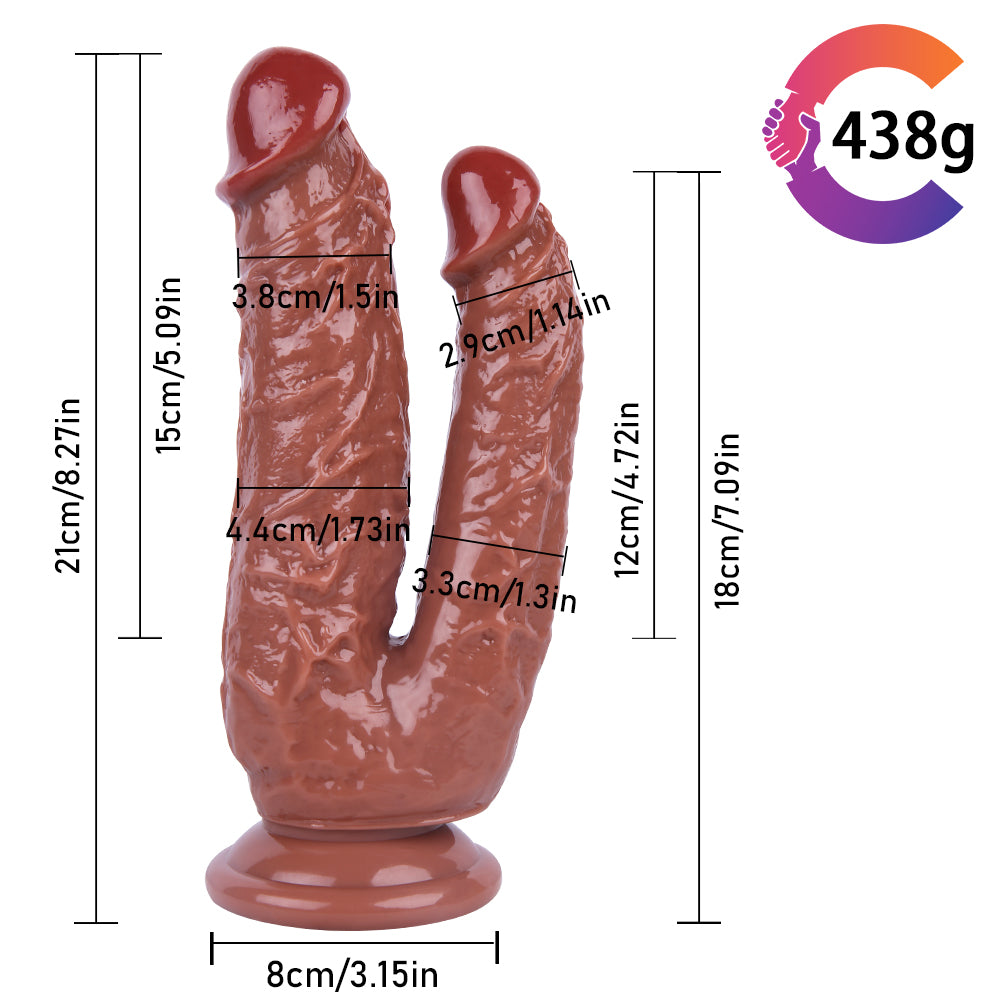 Brown Double Texture Xuyên Siêu Thực Đỉnh Cao Đam Mê