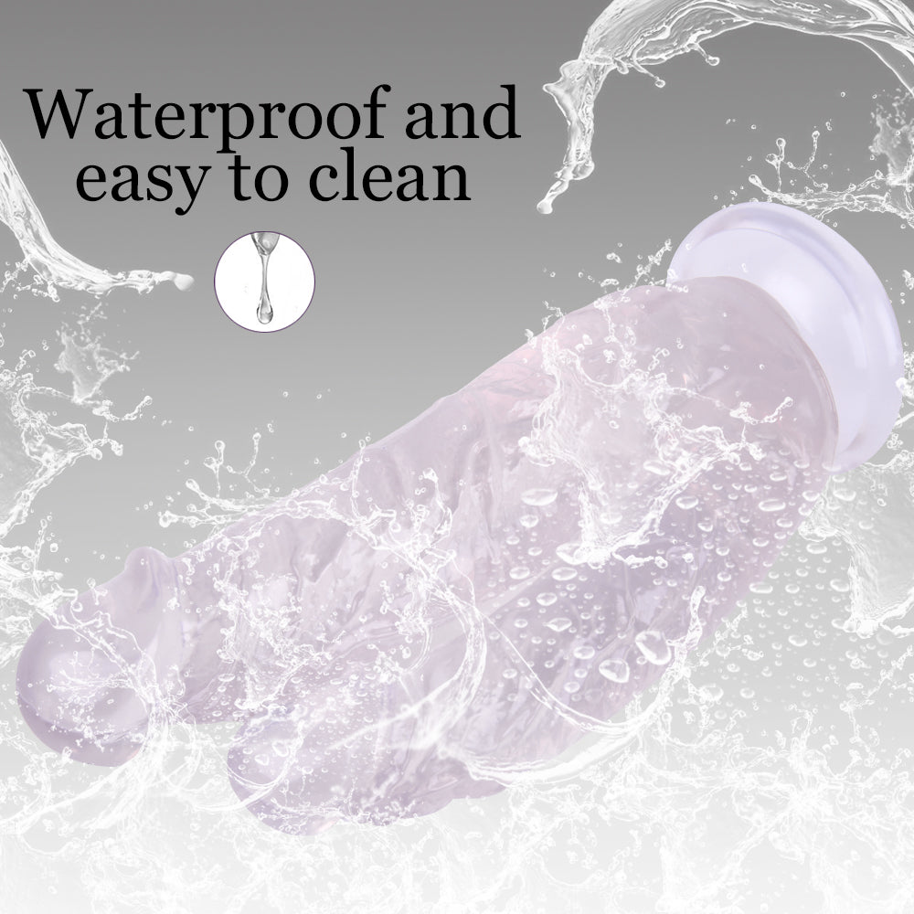 Dildo Clear Jelly Trong Suốt 2 Lỗ Đầy Đặn Siêu Mềm Dildo Clear Jelly Trong Suốt 2 Lỗ Đầy Đặn Siêu Mềm