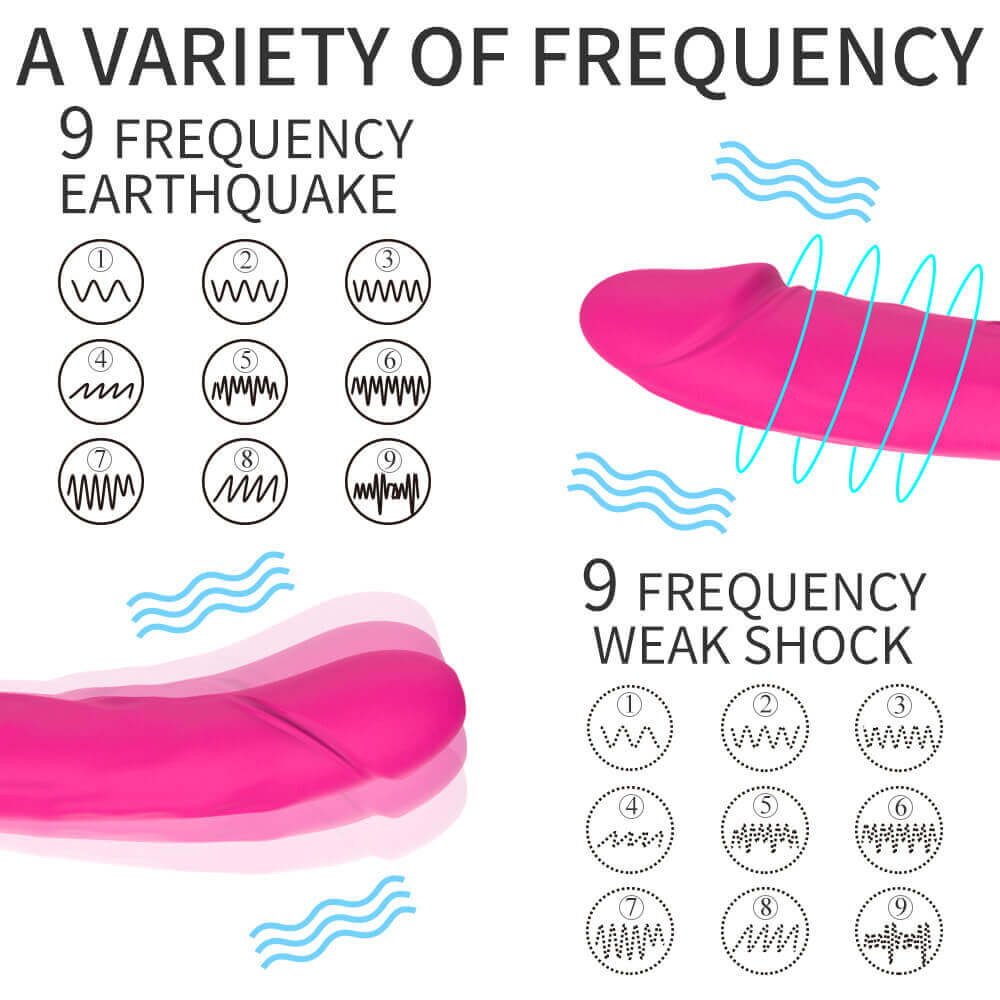 SHD King 3 Dildo Đầu Đôi Cặp Đôi Siêu Kích Thích