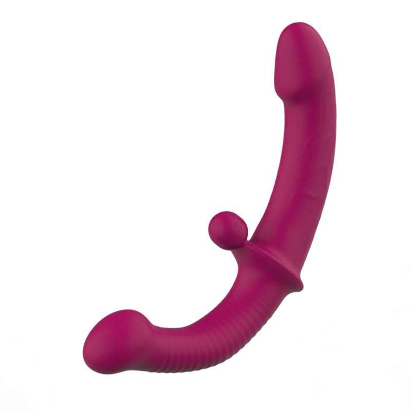 Yunman double dildo 10 inch clit ball surprise 