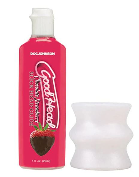 Bộ kích thích oral GoodHead Honeymoon Kit dâu sô cô la 