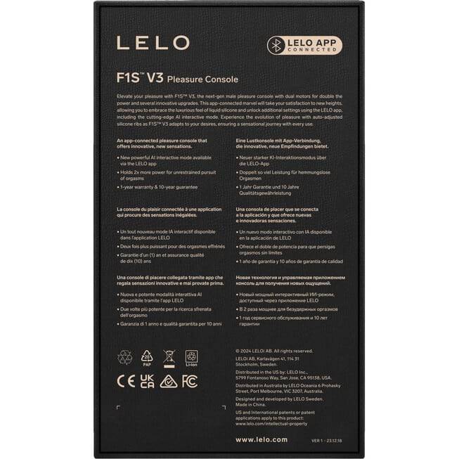 masturbator Lelo F1S V3 cảm ứng đỏ app điều khiển