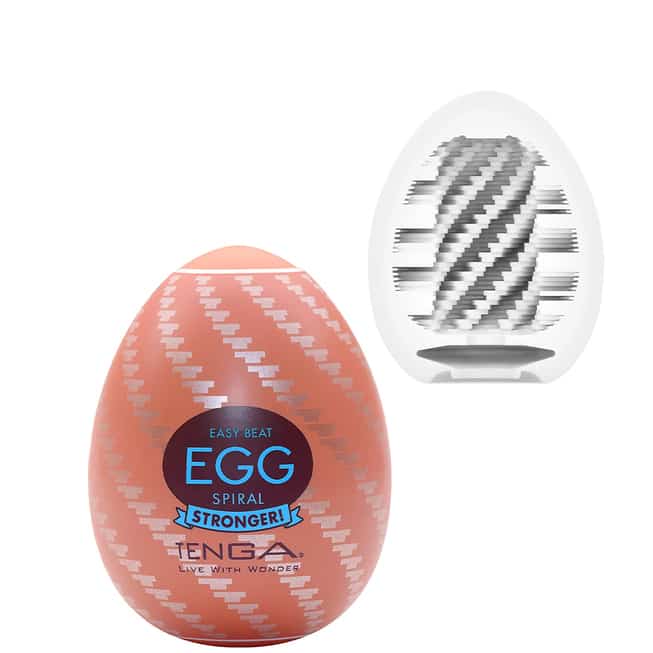 Tenga Egg Spiral Trứng Trắng Siêu Bền Mạnh
