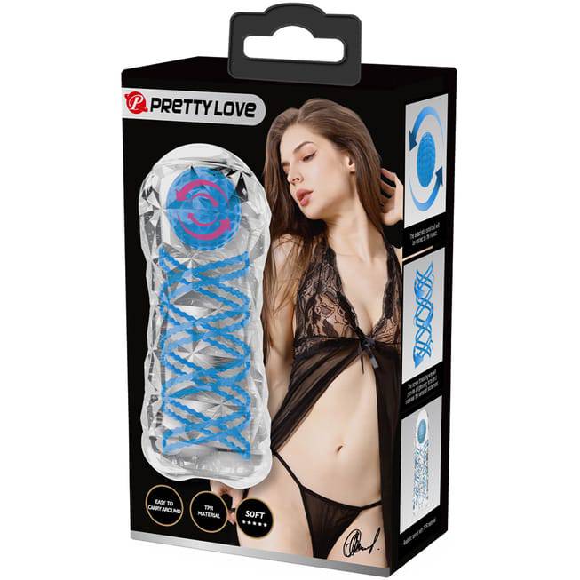 Pretty Love Masturbator Xoắn Ốc Xanh Siêu Thú Vị