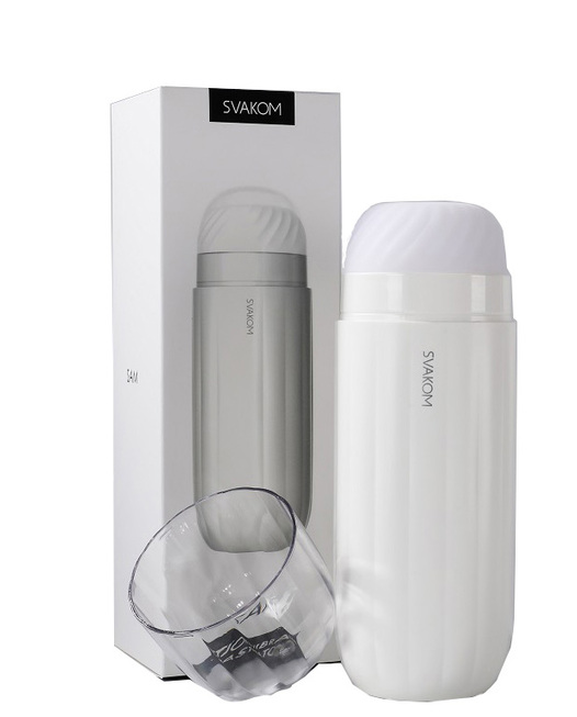 Svakom Sam Mút Tự Động Masturbator Trắng 23.5cm