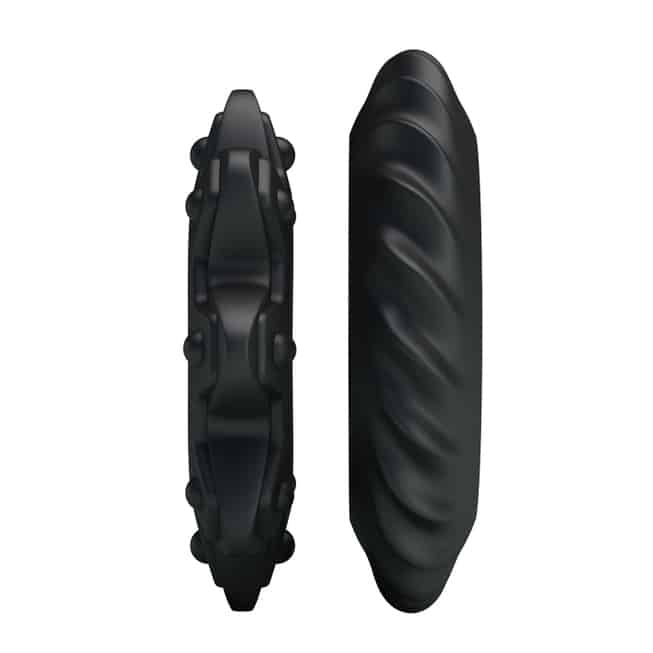 Baile Ring Flowering set vòng dương vật đen silicone 2 size