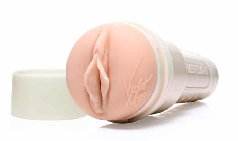 Fleshlight Violet Myers Waifu - Masturbator âm đạo TPE trắng siêu thực