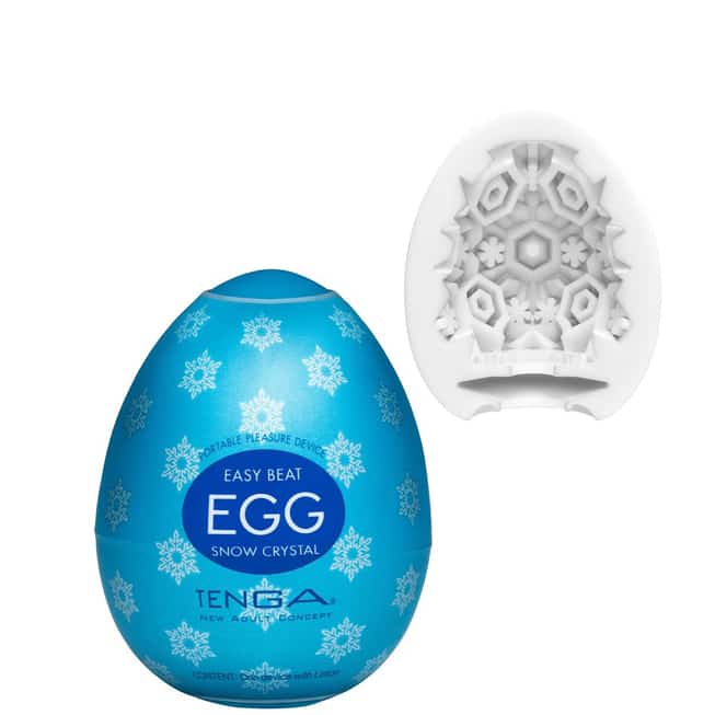 Tenga Egg Snow Crystal Trắng Lạnh Siêu Mới