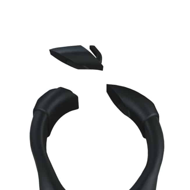 Vòng đeo tăng kích thước We-Vibe Fit Link Bond đen ABS siêu êm