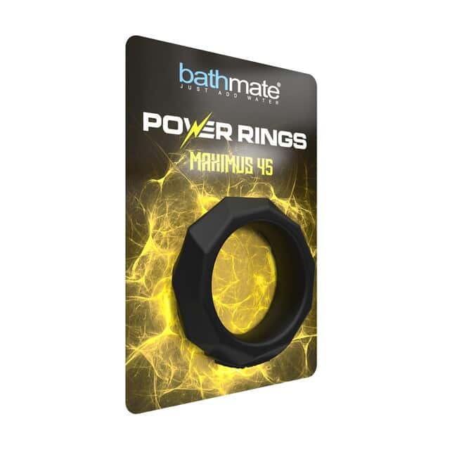 Bathmate Maximus 45 Ring Đen Silicone Cương Lâu