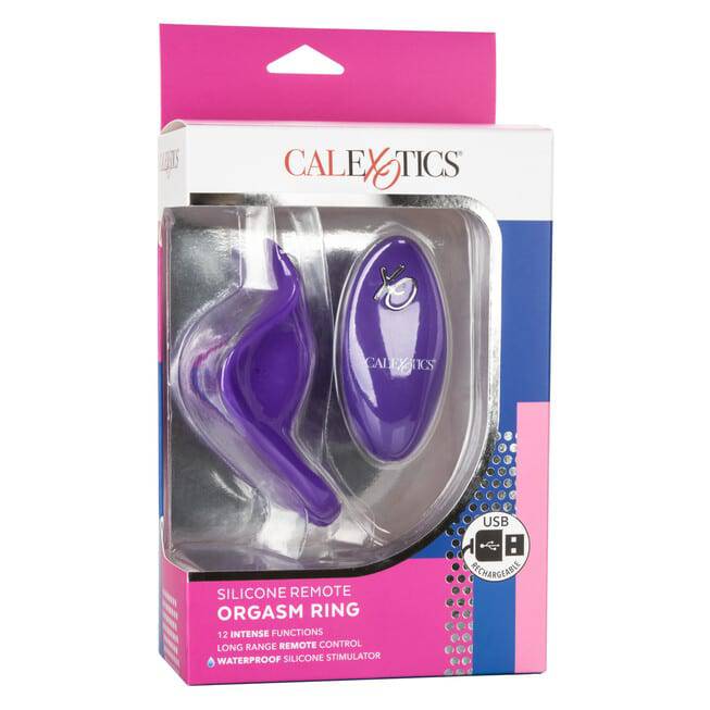 CalExotics Orgasm Ring Tím Rung Xa Kéo Dài Xuất Tinh