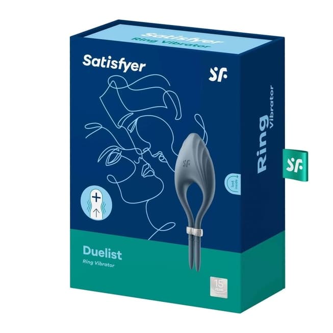 Satisfyer Duelist Vòng Lasso Rung Xám Siêu Đỉnh