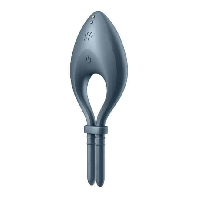 Satisfyer Bullseye Vibro Ring Lasso Xanh Đậm Kéo Dài